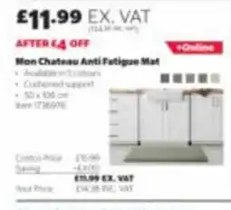 Costco Mon Chateau Anti Fatigue Mat offer