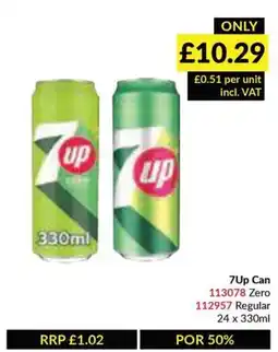 Musgrave MarketPlace 7up Can offer