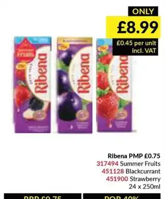 Ribena summer fruits