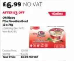 Costco Oh Ricey pho noodles beef offer