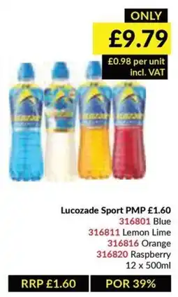 Musgrave MarketPlace Lucozade Sport offer