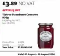 Costco Tiptree strawberry conserve offer
