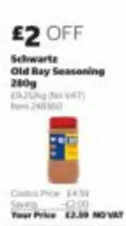 Costco Schwartz old bay seasoning offer