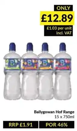 Musgrave MarketPlace Ballygowan Hof Range offer