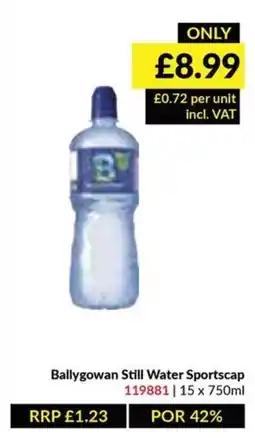 Musgrave MarketPlace Ballygowan Still Water Sportscap offer