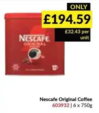 Musgrave MarketPlace Nescafe Original Coffee offer