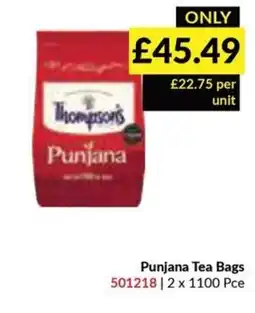 Musgrave MarketPlace Thompson's Punjana Tea Bags offer