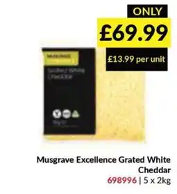 Musgrave MarketPlace Musgrave Excellence Grated White Cheddar offer