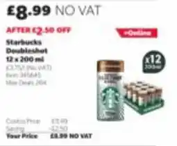 Costco Starbucks Doubleshot offer