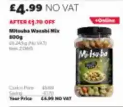 Costco Mitsuba wasabi mix offer