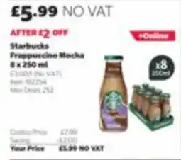 Costco Starbucks frappuccino mocha offer