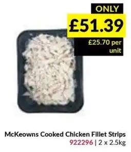 Musgrave MarketPlace McKeowns Cooked Chicken Fillet Strips offer