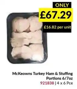 Musgrave MarketPlace McKeowns turkey ham & stuffing portions offer