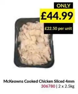 Musgrave MarketPlace McKeowns Cooked Chicken Sliced offer