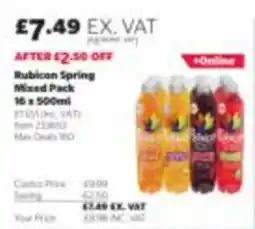 Costco Rubicon Spring Mixed Pack offer