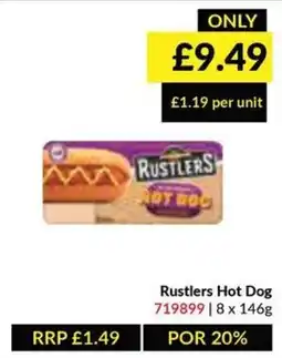 Musgrave MarketPlace Rustlers Hot Dog offer