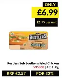 Musgrave MarketPlace Rustlers Sub Southern Fried Chicken offer