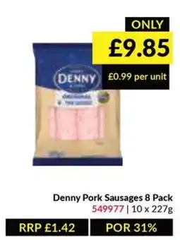 Musgrave MarketPlace Denny Pork Sausages offer