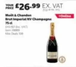 Costco Moët & Chandon brut imperial nv champagne offer