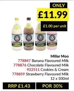Musgrave MarketPlace Millar Moo Flavoured Milk offer