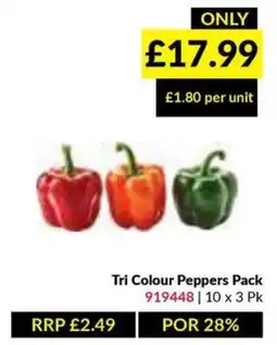 Musgrave MarketPlace Tri Colour Peppers Pack offer