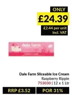 Musgrave MarketPlace Dale Farm Sliceable Ice Cream offer
