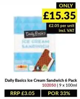 Musgrave MarketPlace Daily Basics Ice Cream Sandwich offer