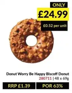 Musgrave MarketPlace Donut Worry Be Happy Biscoff Donut offer