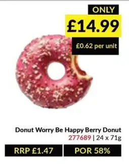 Musgrave MarketPlace Donut Worry Be Happy Berry Donut offer
