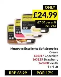 Musgrave MarketPlace Musgrave Excellence Soft Scoop Ice Cream offer