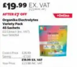 Costco Organika electrolytes variety pack offer