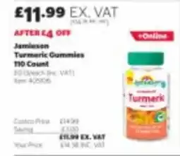 Costco Jamieson turmeric gummies offer
