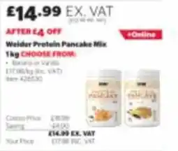 Costco Weider protein pancake mix offer