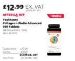 Costco Youtheory Collagen + Biotin Advanced offer