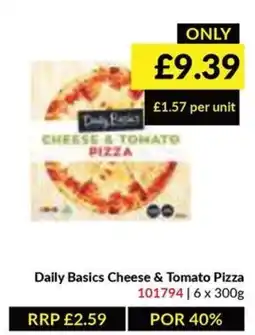 Musgrave MarketPlace Daily Basics Cheese & Tomato Pizza offer