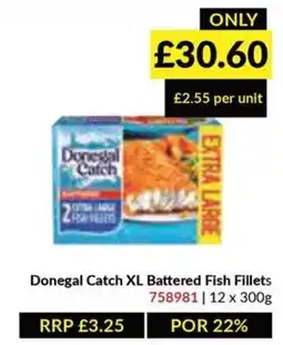 Musgrave MarketPlace Donegal Catch XL Battered Fish Fillets offer
