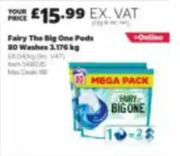 Costco Fairy the big one pods offer