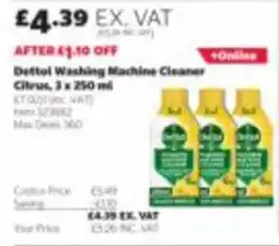 Costco Dettol washing machine cleaner offer