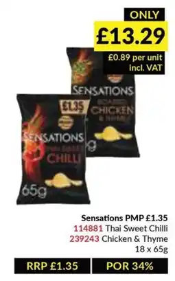 Musgrave MarketPlace Sensations Thai Sweet Chilli or Chicken & Thyme offer