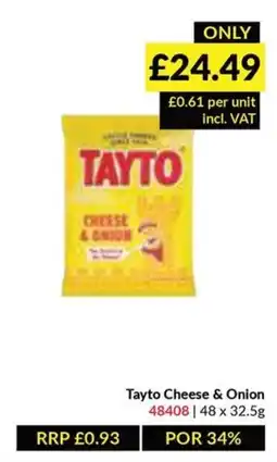 Musgrave MarketPlace Tayto Cheese & Onion offer