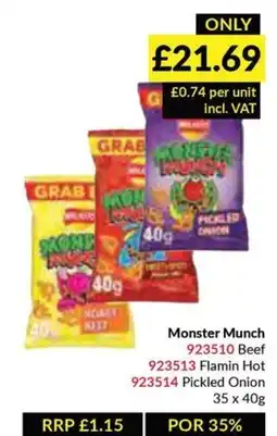 Musgrave MarketPlace Monster Munch offer