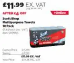 Costco Scott Shop Multipurpose Towels offer
