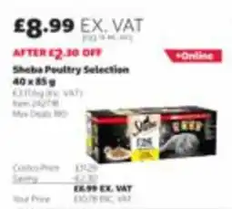 Costco Sheba poultry selection offer