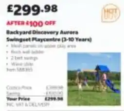 Costco Backyard Discovery Aurora Swingset Playcentre offer