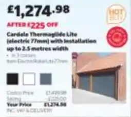 Costco Cardale Thermaglide Lite offer