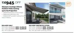 Costco Olympus Awnings Athena Outdoor Patio Awnings offer