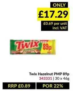 Musgrave MarketPlace Twix Hazelnut offer