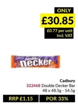 Musgrave MarketPlace Cadbury Double Decker Bar offer