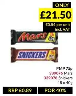 Musgrave MarketPlace Mars and Snickers offer