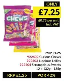 Musgrave MarketPlace Curious Chews, Luscious Lollies or Scrumptious Sweets offer